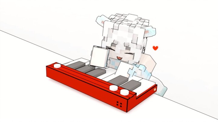 [manga animation] What a cute little white fox, awa