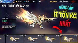 Cách Nâng Cấp MP5 Ít Tốn KC || Test MP5 Nâng Cấp Level 7 Có Thực Sự Đáng Săn? || Free Fire