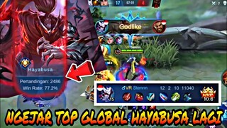 NGEJAR TOP GLOBAL HAYABUSA LAGI ! STENLY HAYABUSA IS BACK Mobile Legends