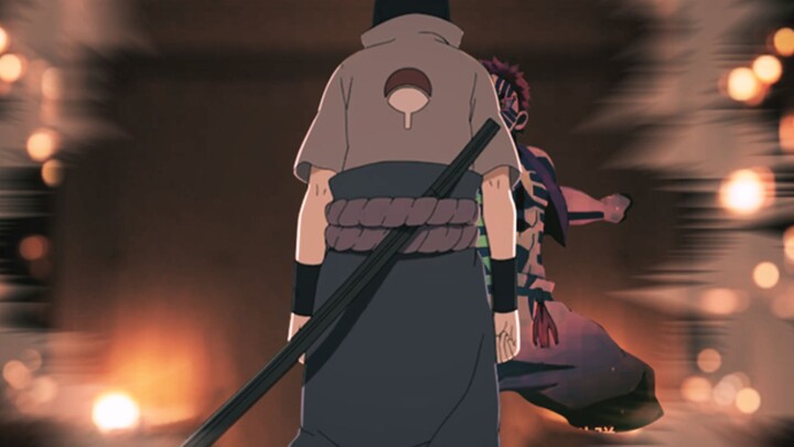 ساسكي ينهي مدينة اللانهاية بسرعة! ساسكي هو أيضًا عمود!