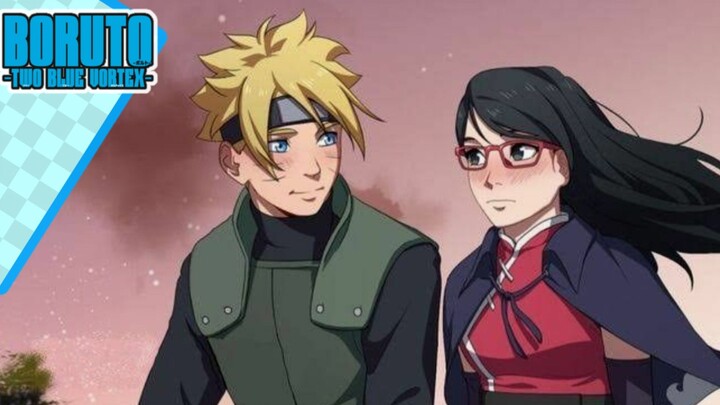 Boruto dan Sarada Menuju istana Otsutsuki-BORUTO TWO BLUE VORTEX-Fanfic
