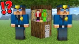 How JJ and Mikey Escaped From a Secret TREE Prison in Minecraft - Maizen