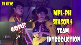 MPL SEASON 5 ALL TEAM INTRODUCTION | MOBILE LEGENDS PHILIPPINES
