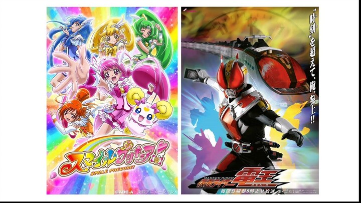 Smile Precure X Kamen Rider Den-O Opening