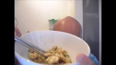 Eating Garlic Shrimps Asmr CLOSE UP