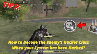 How to Decode the Enemy's Hacker Class When your System has been Hacked? | COD MOBILE