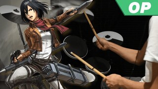 Shingeki no Kyojin OP 2 -【Jiyuu no Tsubasa (自由の翼)】by Linked Horizon - Drum Cover