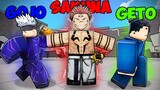 We became GOJO, SUKUNA and GETO in Roblox The Strongest Battlegrounds