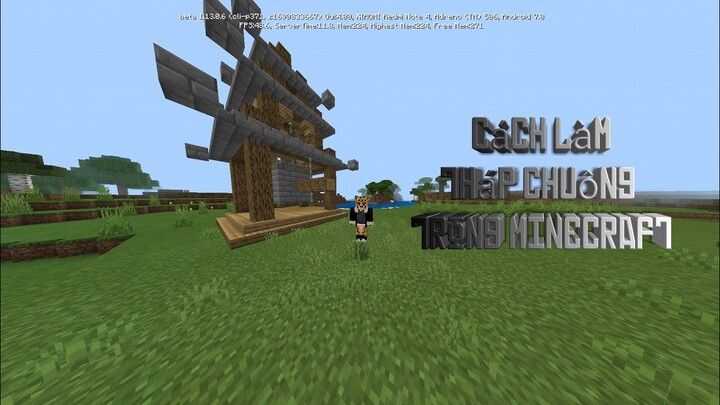 [Building] Cách xây tháp chuông trong minecraft