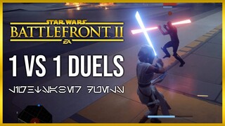 Battlefront 2 Lightsaber Duels Let Your Health Recover! | Battlefront 2 Gameplay