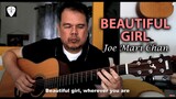 Beautiful Girl  (Jose Mari Chan) Fingerstyle Guitar Cover with Lyrics | Edwin-E