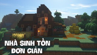 Hướng Dẫn Xây Nhà Đơn Giản Cho Sinh Tồn - Minecraft