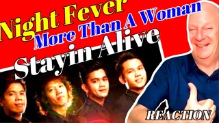 Bee Gees Medley | Night Fever | REO Brothers | Music is Life | REACTION