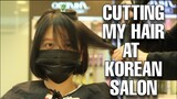 Cắt tóc ngắn tại Salon Hàn Quốc | Cutting my hair short.. again | Du học Hàn | Ly Nguyễn