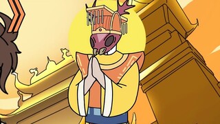 In order to create a group of ancient Chinese ants with fairy spirit, I let the queen ant lead the g