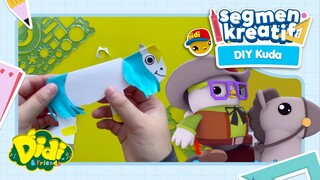 DIY Kuda Koboi | Segmen Kreatif Didi & Friends | Koboi