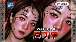 Watch Me Edit | ibisPaintX  Speed Edit (Ft. Jisoo)