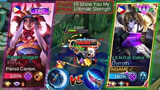 GLOBAL DYRROTH VS FREYA STRONG FIGHTER IN HIGH RANK | WHO IS THE STRONGEST FIGHTER? | BEST BUILD
