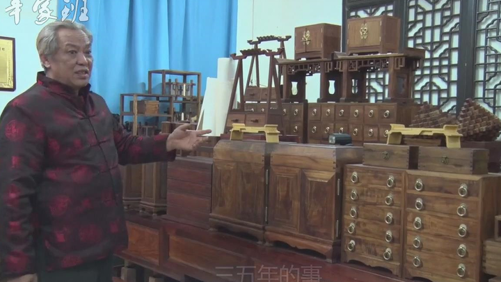 Take a look at the traditional furniture made by an old carpenter with over forty years of experienc