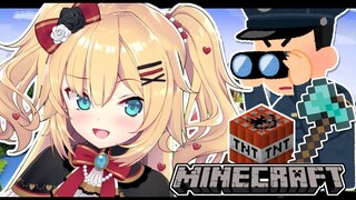 【Minecraft】HAACHAMA建設！初仕事やるっ！！！【ホロライブ/赤井はあと】