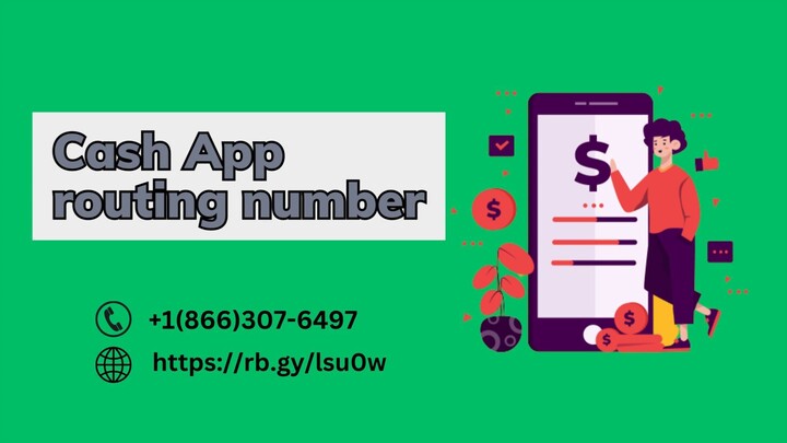 cash app routing number