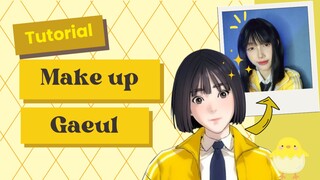 MAKE-UP COSPLAY GAEUL VER KOREAN LOOK🐥💕