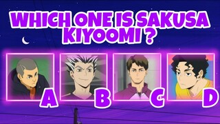 HAIKYUU CHARACTER QUIZ  - [35 CHARACTERS ] - | GUESS THE HAIKYUU CHARACTER |