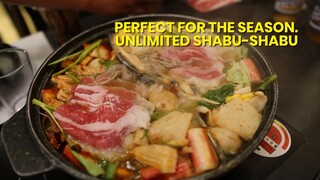 Unlimited shabu-shabu! Perfect for this season