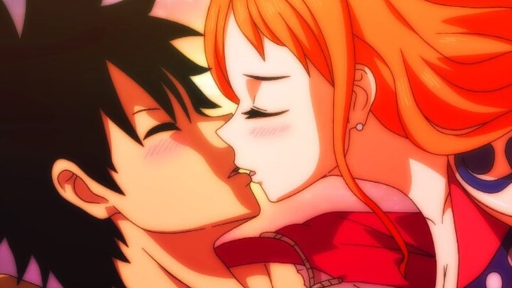 Jangan sentuh ayangku 🤏#Luffy and Nami #One Piece