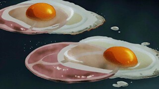 bored fried eggs together