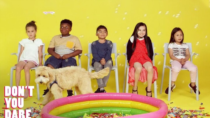 Trampoline park, puppies, candy, ice cream... Can the kids resist these temptations? | A “delayed gr