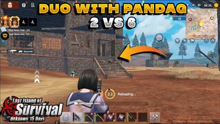 Duo with PandaG |smg to uzi to famas |1 Day DUO | Last island of survival | Last day rules survival