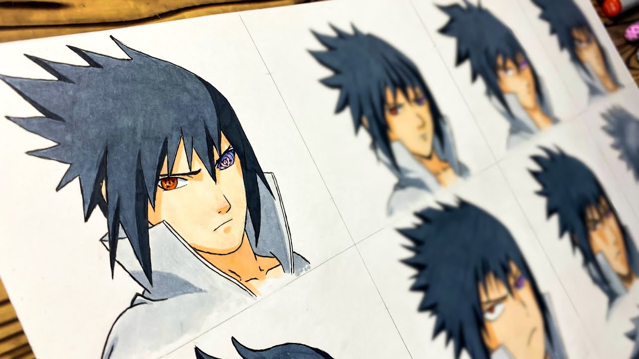 naruto#sasuke #drawing, how to draw sasuke