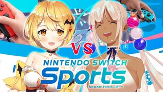 【Switch Sports】白熱バトル！Sana VS Mel 【ホロライブ/夜空メル】