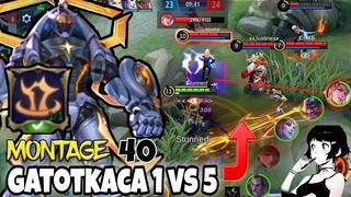 1 vs 5 Gatotkaca Montage 40 | Tank Emblem [Well Played TV]