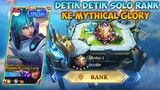 Detik Detik Solo Rank Ke Mythical Glory Pake Ling | Ling Gameplay - Mobile Legends