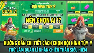 Hướng Dẫn Chi Tiết Cách Chọn Đội Hình Thử Làm Quản Lý Nhận Gói Đồ Chiến Thần Free Fire Siêu Hiếm