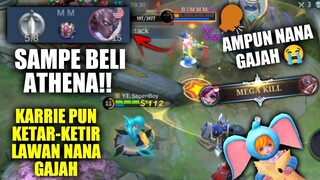 Musuh Pick Karrie?? Pick NANA GAJAH Solusinya!! Gameplay Top Global Nana - Mobile Legends