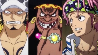 La ALIANZA de Kurohige, Law y Koby en El Incidente de Rocky Port