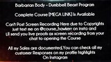 Barbarian Body  course - Dumbbell Beast Program download