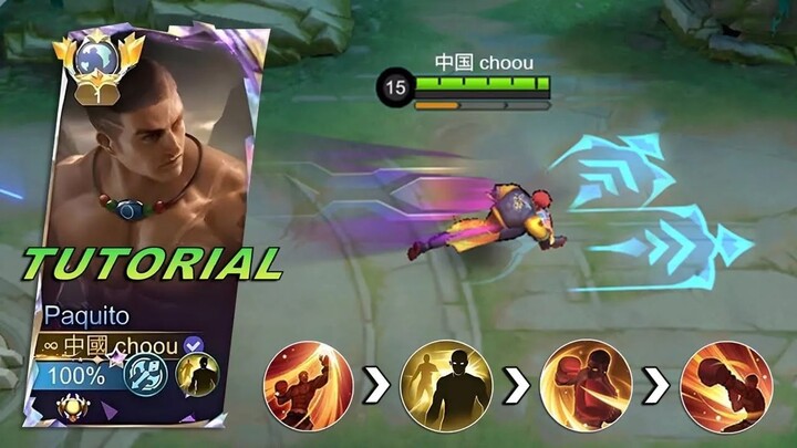 NEW PAQUITO  COMBO IS BROKENNN!! (FULL PAQUITO COMBO TUTORIAL) - MLBB
