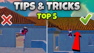 Top 5 Tips & Tricks in PUBG MOBILE / BGMI | Only 0.001 people know