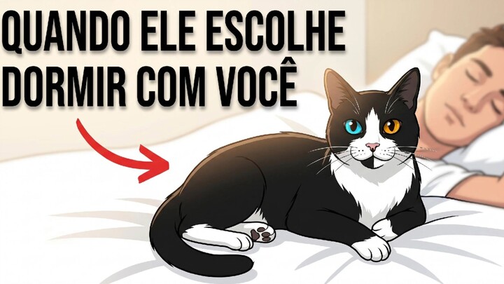 Quando seu gato dorme com você, ele está dizendo muito mais do que parece 🐱