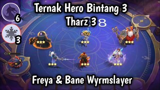 Tharz 3 Ternak Hero Bintang 3 Freya Bane Wyrmslayer Ngeri‼️| Combo Mager Magic Chess Bangbang