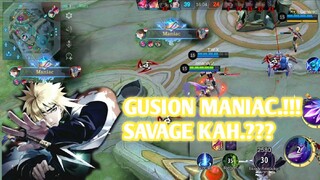 Gusion maniac.!!! apakah akan SAVAGE.???