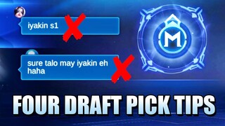 FOUR DRAFT PICK TIPS TO IMPROVE YOUR CHANCES OF WINNING