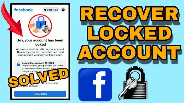 HOW TO RECOVER FACEBOOK LOCKED 2023 | LOCKED FACEBOOK ACCOUNT TEMPORARILY | JOVTV