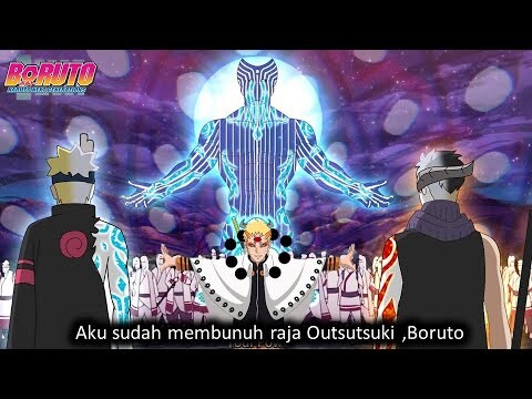 Naruto perang dengan Ketua klan otsutsuki dalam perang terakhir shinobi vs otsutsuki