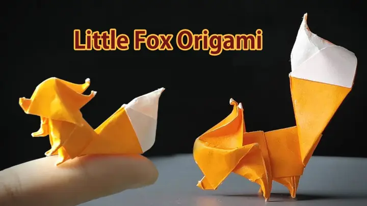 [Papercraft] A Super Cute Fox Making Your Heart Melting