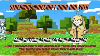 Nana ketemu anjing galak di streamingnya